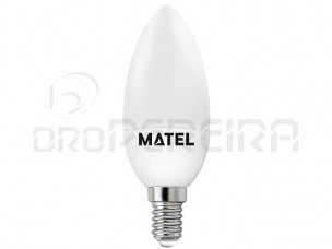 LAMPADA LED CHAMA E14 4W BRANCA MATEL