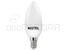 LAMPADA LED CHAMA E14 5W BRANCA MATEL