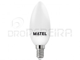 LAMPADA LED CHAMA E14 5W BRANCA MATEL