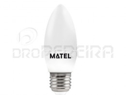 LAMPADA LED CHAMA E27 3W AMARELA MATEL