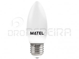 LAMPADA LED CHAMA E27 5W BRANCA MATEL