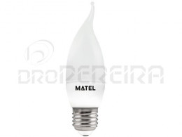 LAMPADA LED CHAMA TORCIDA  E27 6W BRANCA MATEL