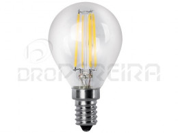 LAMPADA LED FILAMENTO E14 G45 4W AMARELA MATEL