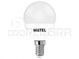 LAMPADA LED G45 E14 4W AMARELA MATEL