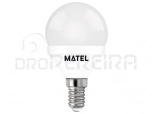 LAMPADA LED G45 E14 4W AMARELA MATEL