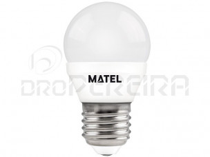 LAMPADA LED G45 E27 6W AMARELA MATEL