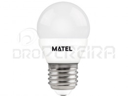 LAMPADA LED G45 E27 3W AMARELA MATEL