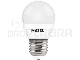 LAMPADA LED G45 E27 5W BRANCA MATEL