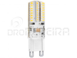 LAMPADA LED G9 3W SILICONE 240V BRANCA MATEL