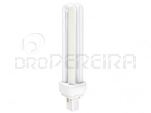 LAMPADA LED PLC 2 PINOS - G24 - 9W - BRANCA - MATEL
