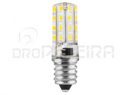 LAMPADA LED SILICONE TUBULAR E14 3W AMARELA MATEL