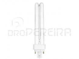 LAMPADA PLC 2 PINOS - G24 - 18W - NEUTRA - MATEL