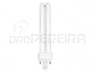 LAMPADA PLC 2 PINOS - G24 - 13W - NEUTRA - MATEL