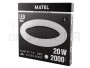 LAMPADA TUBULAR CIRCULAR T9 LED 20W BRANCA