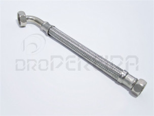 LIGAÇAO MALHA AÇO 3/4x1/2 -  40 Cm - ESQUENTADOR