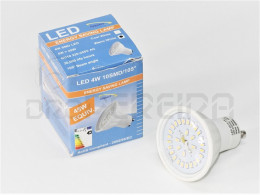 LAMPADA LED GU10 SMD30 4W BRANCO WARM IMPACT