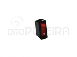 MICROINTERRUPTOR PAINEL LUMINOSO FINO VERMELHO 16A 250V