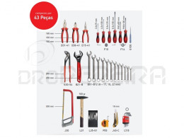 MODULO DE FERRAMENTAS 43 PEÇAS A50M-43 CETA FORM