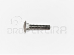 PARAFUSO ARREIGADA QUADRADA INOX M6x25