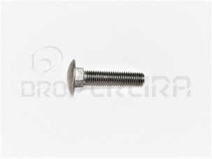 PARAFUSO ARREIGADA QUADRADA INOX M6x40