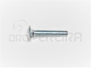 PARAFUSO ARREIGADA QUADRADA ZINC. M10x35