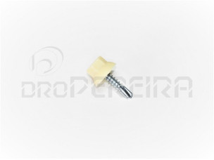 PARAFUSO AUTO-PERFURANTE CABEÇA NYLON 4.2x19 CREME