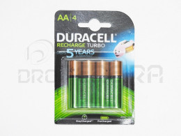 PILHA RECARREGAVEL LR6 AA DURACELL