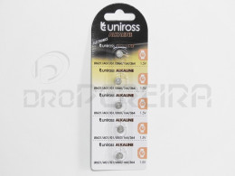 PILHA UNIROSS AG1/LR621/G1/LR60/164/364