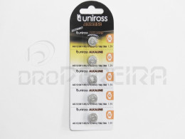 PILHA UNIROSS AG12/LR1142/G12/LR43/186/386