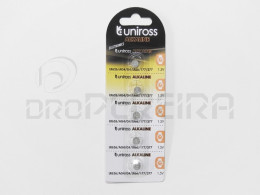 PILHA UNIROSS AG4/LR626/G4/LR66/177/377