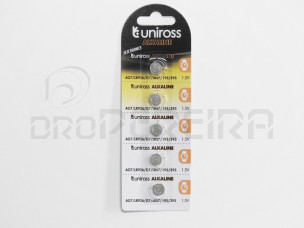 PILHA UNIROSS AG7/LR926/G7/LR57/195/395