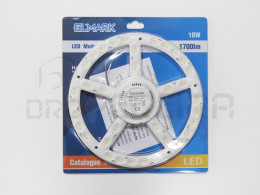 PLACA LED CIRCULAR 18W IP20 220x25mm A+ 4000K ELMARK