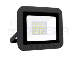 PROJECTOR LED 20W PLANO NEGRO MATEL