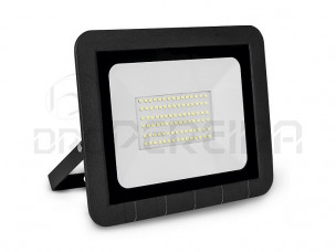 PROJECTOR LED 50W PLANO NEGRO MATEL