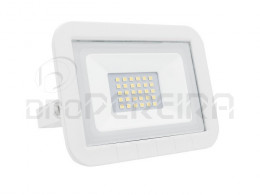 PROJECTOR LED  ALUMINIO BRANCO IP65 20W 6400K  MATEL