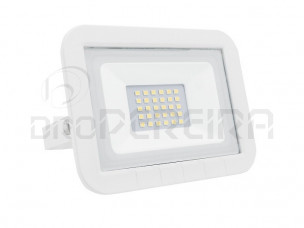 PROJECTOR LED  ALUMINIO BRANCO IP65 20W 6400K  MATEL