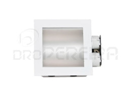 PROJECTOR QUADRADO ENCASTRAR 2xG24 BRANCO S/M