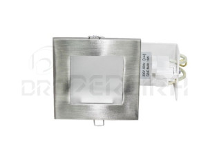 PROJECTOR QUADRADO ENCASTRAR G24D XF3001F GILUZ KIT*