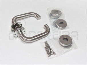 PUXADOR 8003 INOX  19mm C/ENTRADA CHAVE GLK (PAR)