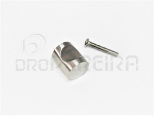 PUXADOR UNHA 182 INOX 18x22mm
