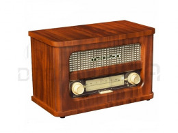 RADIO PORTATIL FM BT LED VINTAGE MADISON