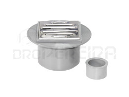 RALO PISO SAIDA VERTICAL PVC/INOX 40/50mm S-150 JIMTEN