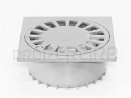 RALO PISO SAIDA VERTICAL PVC 20Cm   90mm