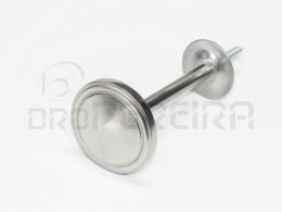 ROSETA P/CORTINAS 50mm INOX MATE