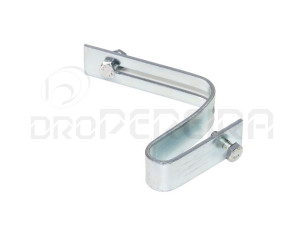 SUPORTE P/TELHA ZINCADO P/ CALEIRA EM PVC CINZA