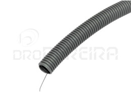 TUBO GRIS ANELADO 25mm C/GUIA (m)