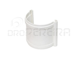 UNIÃO SIMPLES P/ CALEIRA PVC BRANCA