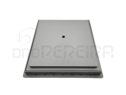 ARO C/TAMPA REBAIXADA PVC SIMPLES CINZA 30x30