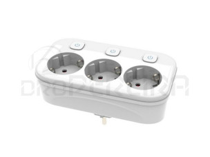 BLOCO 3 TOMADAS COM INTERRUPTOR INDEPENDENTE 16A ONLEX