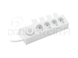 BLOCO 4 TOMADAS COM INTERRUPTOR - CABO 1.5 MTS  ONLEX